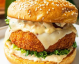 Crispy Paneer burger