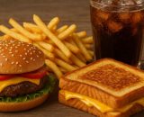 Burger + Grilled Sandwich + Fries + Cold Drink